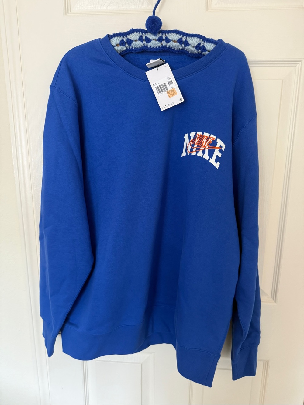 Nike Men's Royal Blue Crewneck Sweatshirt